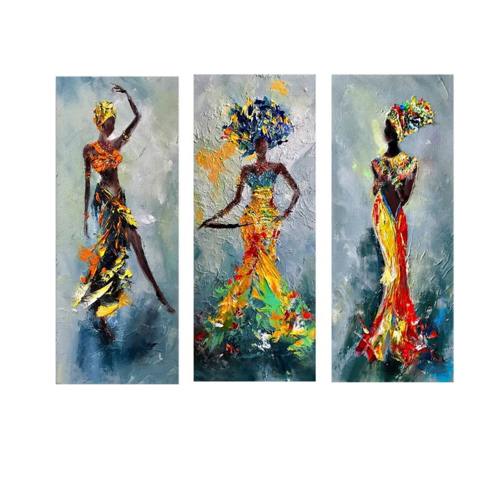 Wallity Cuadro Decorativo MDF0035 de 3 Piezas Wallity Cuadro Decorativo MDF0035 de 3 Piezas